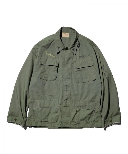 THRIFTY LOOK(スリフティールック)の「DOODLE US MADE FATIGUE 5TH(ミリタリージャケット・メンズ・オリーブ・X-LARGE)」の4枚目の写真