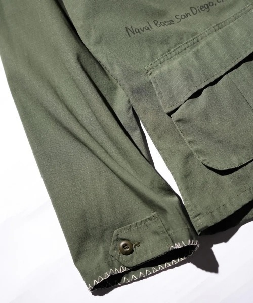 THRIFTY LOOK(スリフティールック)の「DOODLE US MADE FATIGUE 5TH(ミリタリージャケット・メンズ・オリーブ・X-LARGE)」の9枚目の写真