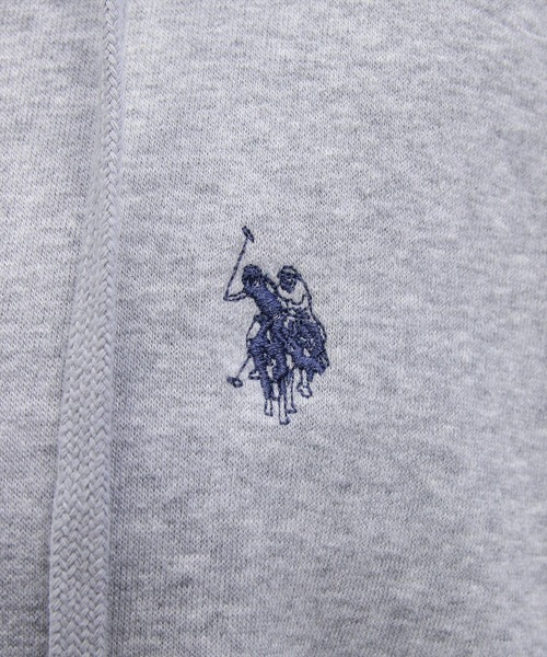 U.S. POLO ASSN.（ユーエスポロアッスン）の「【U.S. POLO ASSN.】clear 別注 裏起毛スウェットジップパーカー(セット可)（パーカー・レディース・ブラック/ピンク/グレー・F）」の15枚目の写真