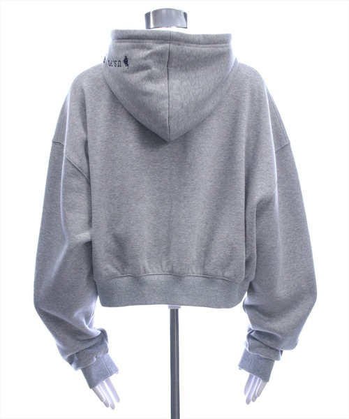 U.S. POLO ASSN.（ユーエスポロアッスン）の「【U.S. POLO ASSN.】clear 別注 裏起毛スウェットジップパーカー(セット可)（パーカー・レディース・ブラック/ピンク/グレー・F）」の7枚目の写真