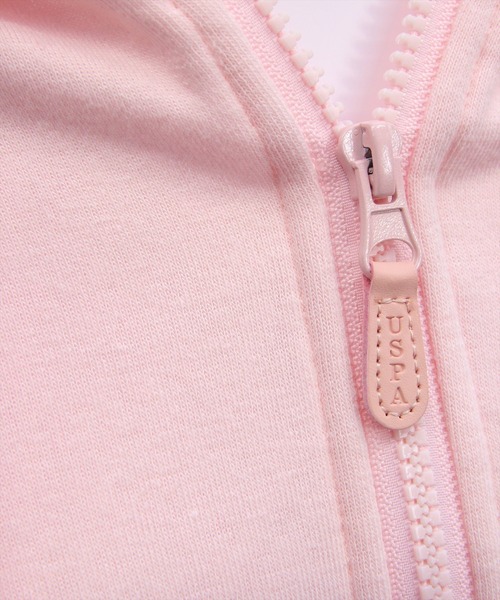 U.S. POLO ASSN.（ユーエスポロアッスン）の「【U.S. POLO ASSN.】clear 別注 裏起毛スウェットジップパーカー(セット可)（パーカー・レディース・ブラック/ピンク/グレー・F）」の18枚目の写真
