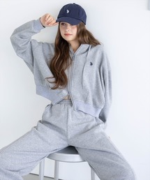 U.S. POLO ASSN.(ユーエスポロアッスン)の「【U.S. POLO ASSN.】clear 別注 裏起毛スウェットジップパーカー(セット可)(パーカー)」