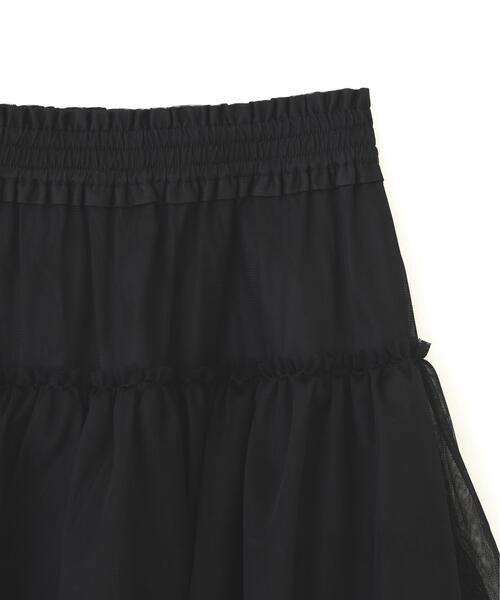 JILL by JILL STUART(ジルバイジルスチュアート)の「ボリュームティアードチュールスカート(スカート・レディース・ブラック/ホワイト/ピンク・FREE)」の20枚目の写真