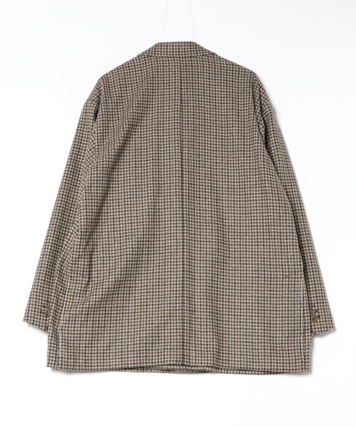 Bshop（ビショップ）の「COUTURE D'ADAM | BIG JK Double / Italian Shepherd Check（ダウンジャケット/コート・メンズ・ブラウン系その他・42/40）」の2枚目の写真