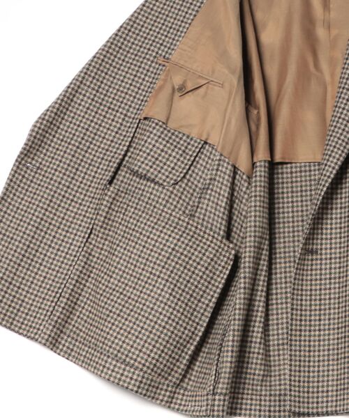 Bshop（ビショップ）の「COUTURE D'ADAM | BIG JK Double / Italian Shepherd Check（ダウンジャケット/コート・メンズ・ブラウン系その他・42/40）」の3枚目の写真