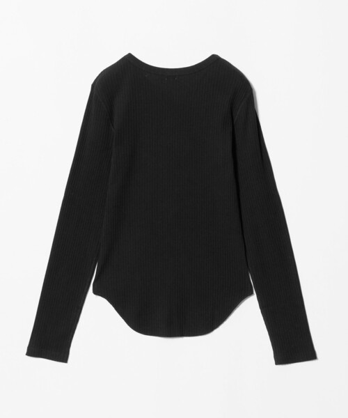 john masters UNITED ARROWS（ジョンマスターユナイテッドアローズ）の「＜john masters UNITED ARROWS＞ファブリックコスメ モイスチャーリブクルーネックロングスリーブプルオーバー（Tシャツ/カットソー・レディース・ブラウン/ブラック/ホワイト・FREE）」の10枚目の写真