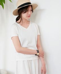 VIS | ＵＳＡコットンＶネックＴシャツ(Tシャツ/カットソー)