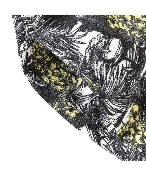 IEDIT（イディット）の「【S～XXL展開】ララステラ　コーディネイトがぱっと華やぐ大人ボタニカル柄スカート　 　　（スカート・レディース・ブラック×イエロー/グリーン系その他/ブラック×ホワイト・MEDIUM/LARGE/SMALL/XX-LARGE/X-LARGE）」の22枚目の写真