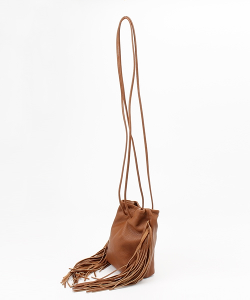 Spick & Span（スピックアンドスパン）の「【REMIREID】サイドフリンジショルダー◆（ショルダーバッグ・レディース・ブラウン/ブラック・FREE）」の3枚目の写真