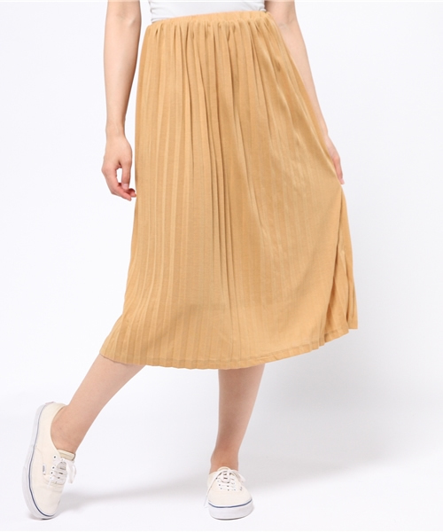 earth music&ecology(アースミュージックアンドエコロジー)の「【2016Summer】プリーツカットロングスカート(スカート・レディース・LT.Gray/ベージュ/ネイビー・FREE)」の10枚目の写真