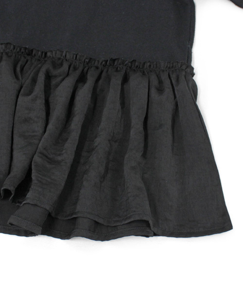 RNA（アールエヌエー）の「M0615 裾切り替えギャザープルオーバー（Tシャツ/カットソー・レディース・ホワイト/ブラック/ベビーピンク・MEDIUM）」の10枚目の写真