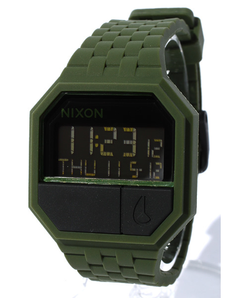 NIXON（ニクソン）の「THE RUBBER RE-RUN（アナログ腕時計・メンズ・ホワイト/スカイブルー/ブラック/パープル/ネイビー/レッド/ブラック系その他/グレー系その他/その他/ホワイト×ブラック/オレンジ/グリーン/ブラック×カーキ・FREE）」の6枚目の写真