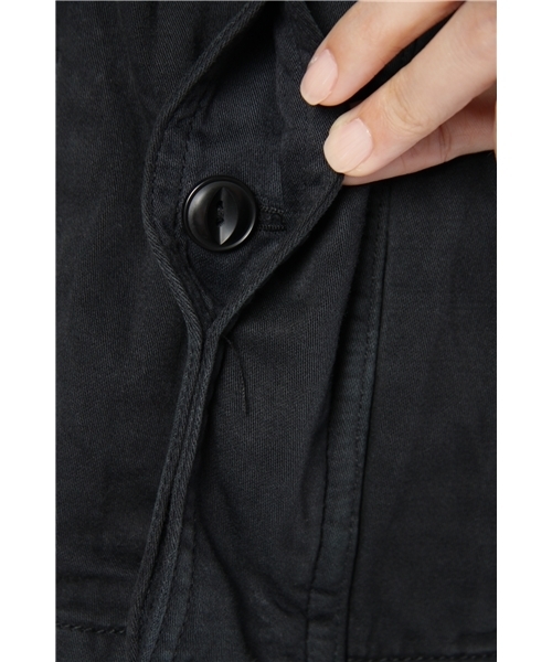 Another Edition（アナザーエディション）の「AE COIN JQD TAPE M65（ミリタリージャケット・レディース・ブラック/オリーブ/ケリー・SMALL/MEDIUM）」の13枚目の写真