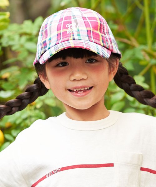 F.O.KIDS（エフオーキッズ）の「17SSベースボールCAP（キャップ・キッズ・ネイビー/ストライプ/ブルー/ピンク/レインボー・50/54/58）」の3枚目の写真