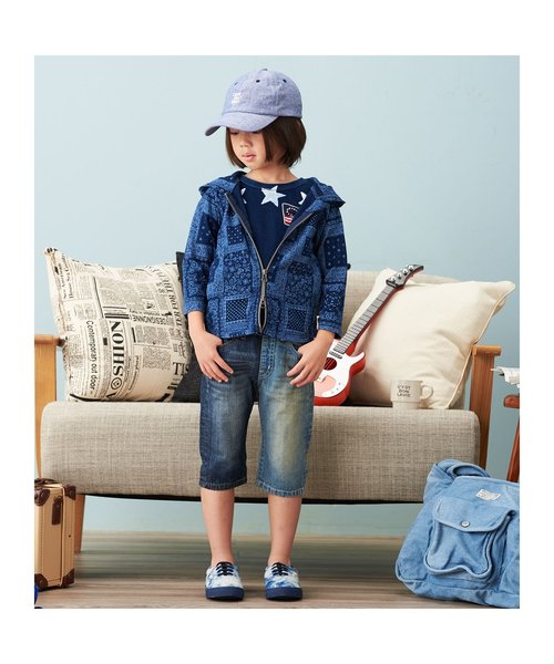 F.O.KIDS（エフオーキッズ）の「17SSベースボールCAP（キャップ・キッズ・ネイビー/ストライプ/ブルー/ピンク/レインボー・50/54/58）」の7枚目の写真