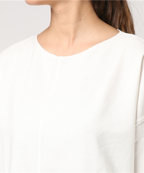 PLAIN CLOTHING(プレーンクロージング)の「ウェストベルトミニワンピース【PLAIN CLOTHING】(ワンピース・レディース・ホワイト/ネイビー・FREE)」の7枚目の写真