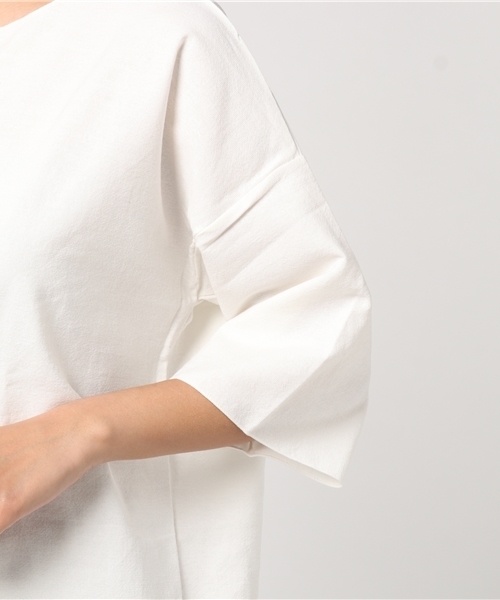 PLAIN CLOTHING(プレーンクロージング)の「ウェストベルトミニワンピース【PLAIN CLOTHING】(ワンピース・レディース・ホワイト/ネイビー・FREE)」の8枚目の写真