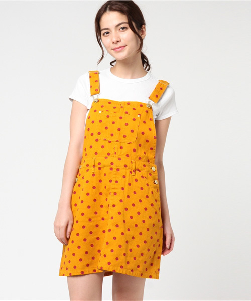 WEGO（ウィゴー）の「WEGO/Aラインジャンパースカート（ジャンパースカート・レディース・その他1/その他2・FREE）」の2枚目の写真