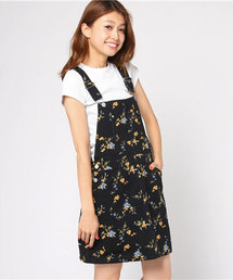 WEGO/Aラインジャンパースカート