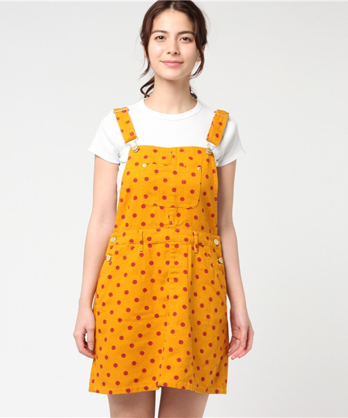 WEGO（ウィゴー）の「WEGO/Aラインジャンパースカート（ジャンパースカート・レディース・その他1/その他2・FREE）」の3枚目の写真