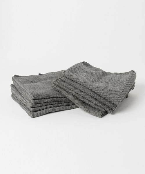 JACK & MARIE（ジャックアンドマリー）の「GORDON MILLER（ゴードンミラー） マイクロファイバークロス Sサイズ 10枚（掃除グッズ・レディース・グレー/ブルー/イエロー・SMALL）」の6枚目の写真