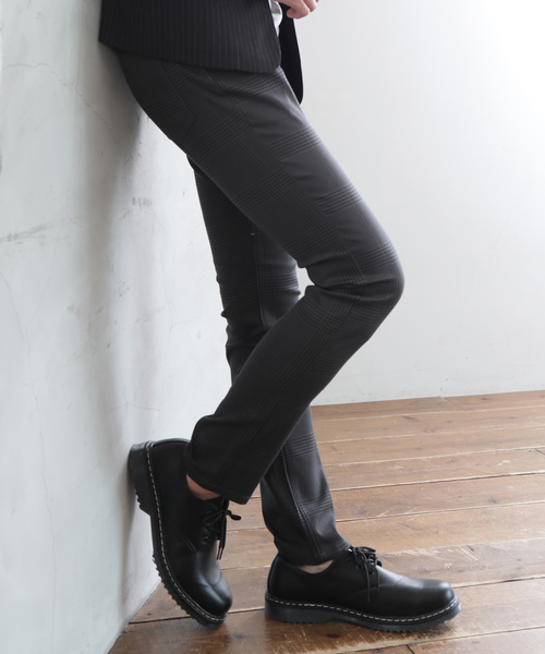 TopIsm(トップイズム)の「ストレッチ チノ スキニーパンツ(チノパンツ・メンズ・グリーン系カモフラージュ/チェック/ベージュ/ブラック/チャコールグレー×ブラック/チャコール/グレー系カモフラージュ/ホワイト/カーキ/ワイン/ネイビー・L/LL/M/S/3L)」の3枚目の写真