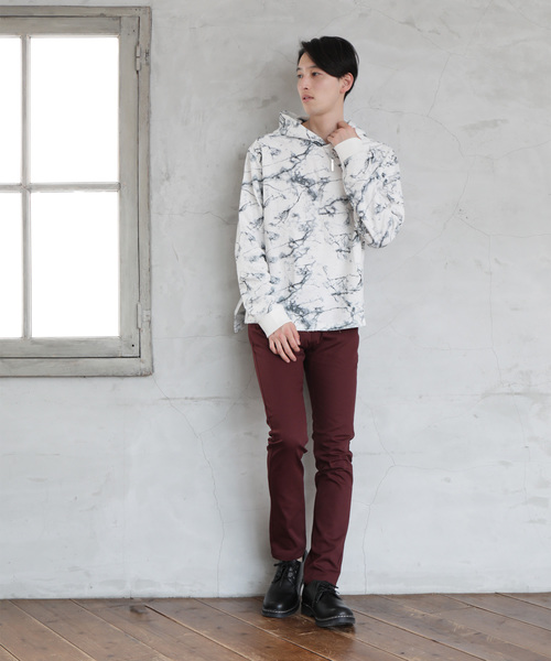 TopIsm(トップイズム)の「ストレッチ チノ スキニーパンツ(チノパンツ・メンズ・グリーン系カモフラージュ/チェック/ベージュ/ブラック/チャコールグレー×ブラック/チャコール/グレー系カモフラージュ/ホワイト/カーキ/ワイン/ネイビー・L/LL/M/S/3L)」の21枚目の写真