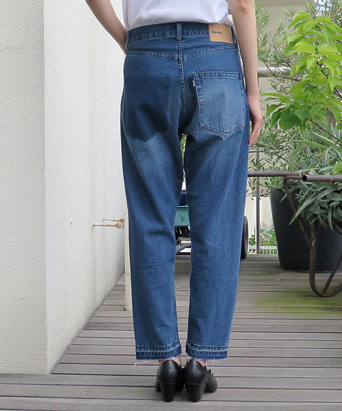 Ne-net（ネネット）の「S (S)サイドラインデニム（デニムパンツ・レディース・ネイビー・02/01/03）」の6枚目の写真