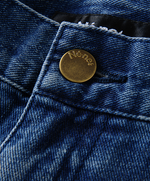 Ne-net（ネネット）の「S (S)サイドラインデニム（デニムパンツ・レディース・ネイビー・02/01/03）」の11枚目の写真