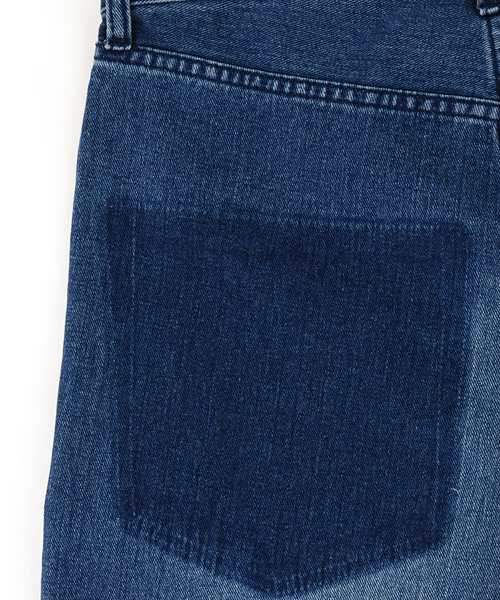 Ne-net（ネネット）の「S (S)サイドラインデニム（デニムパンツ・レディース・ネイビー・02/01/03）」の5枚目の写真