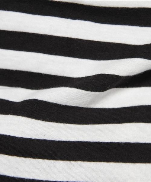 CIAOPANIC（チャオパニック）の「32ボーダーS/S（Tシャツ/カットソー・メンズ・グレー/ブラック/ネイビー/イエロー・MEDIUM/LARGE）」の8枚目の写真