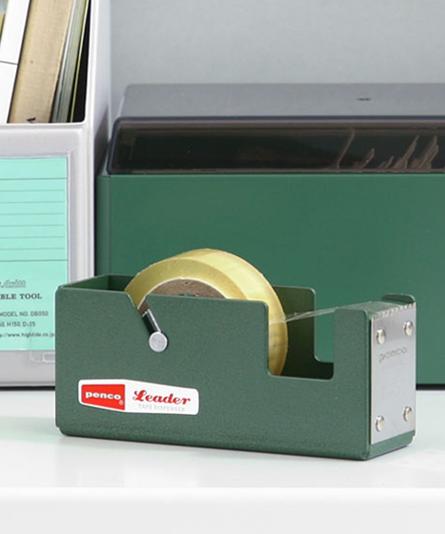 PENCO（ペンコ）の「penco ペンコ テープディスペンサー テープカッター マステサイズ テープ台 S（ステーショナリー・レディース・レッド/グリーン/アイボリー/ネイビー/シルバー・FREE）」の2枚目の写真