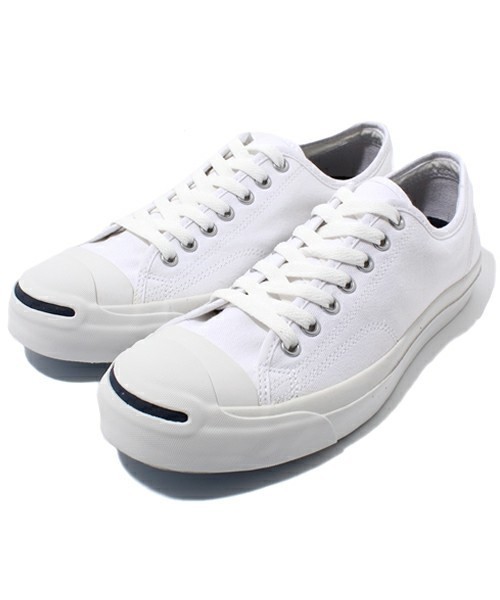 CONVERSE（コンバース）の「JACK PURCELL/ジャックパーセル（スニーカー・メンズ・ホワイト/ブラック・3/4/4.5/5/5.5/6/6.5/7/7.5/8/8.5/9/9.5/10.5/11.5/3.5）」の2枚目の写真