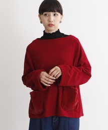 MERLOT | ファーポケットプルオーバー1223(Tシャツ/カットソー)