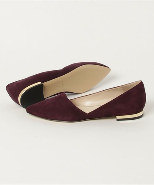 baldan（バルダン）の「★BALDAN スウェードフラットパンプス（パンプス・レディース・ブラック/パープル・37/36/38）」の3枚目の写真