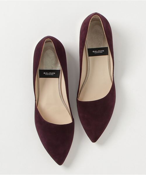 baldan（バルダン）の「★BALDAN スウェードフラットパンプス（パンプス・レディース・ブラック/パープル・37/36/38）」の4枚目の写真