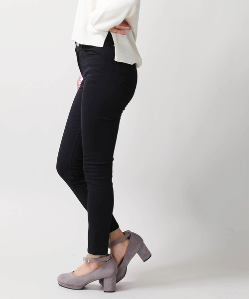 WEGO(ウィゴー)の「WEGO/ハイウエストスーパーフィットスキニーパンツ(その他パンツ・レディース・ブラック・MEDIUM/SMALL/LARGE)」の5枚目の写真