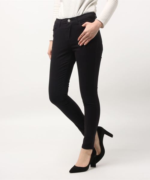 WEGO(ウィゴー)の「WEGO/ハイウエストスーパーフィットスキニーパンツ(その他パンツ・レディース・ブラック・MEDIUM/SMALL/LARGE)」の7枚目の写真