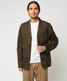 MHL DRY COTTON TWILL ノーカラージャケット