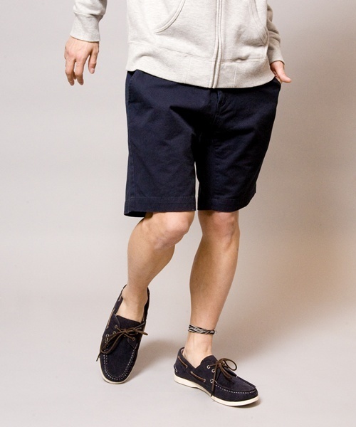 WEGO（ウィゴー）の「WEGO/カラーチノショーツ（チノパンツ・メンズ・ホワイト/ブラック/ベージュ/ターコイズブルー/ネイビー/ロイヤルブルー/イエロー/マスタード/ピンク系その他/レッド/ワイン/オレンジ系その他・SMALL/MEDIUM/LARGE）」の4枚目の写真