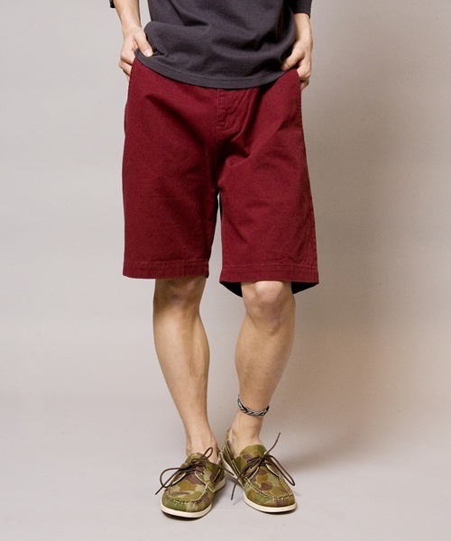 WEGO（ウィゴー）の「WEGO/カラーチノショーツ（チノパンツ・メンズ・ホワイト/ブラック/ベージュ/ターコイズブルー/ネイビー/ロイヤルブルー/イエロー/マスタード/ピンク系その他/レッド/ワイン/オレンジ系その他・SMALL/MEDIUM/LARGE）」の11枚目の写真