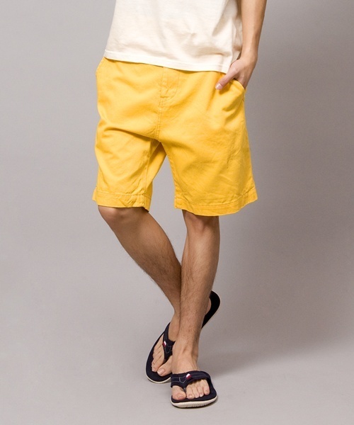 WEGO（ウィゴー）の「WEGO/カラーチノショーツ（チノパンツ・メンズ・ホワイト/ブラック/ベージュ/ターコイズブルー/ネイビー/ロイヤルブルー/イエロー/マスタード/ピンク系その他/レッド/ワイン/オレンジ系その他・SMALL/MEDIUM/LARGE）」の7枚目の写真