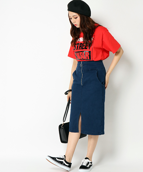 VISION STREET WEAR（ヴィジョンストリートウェア）の「VISION　マグロゴT（Tシャツ/カットソー・レディース・ブラック/オフホワイト/Red・MEDIUM/LARGE/X-LARGE）」の16枚目の写真