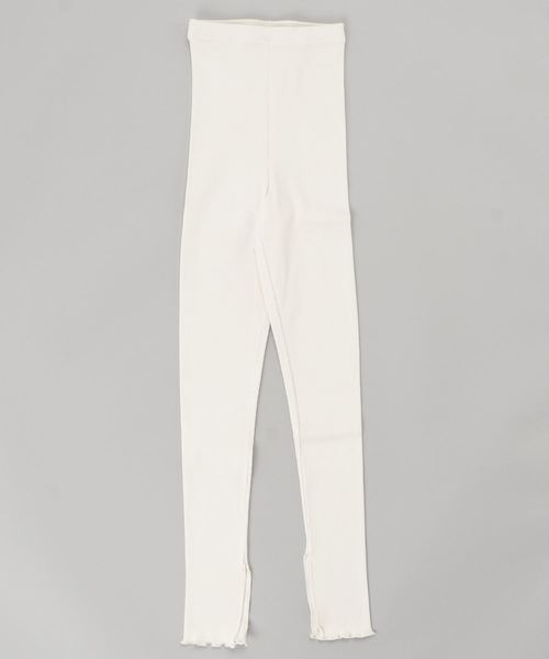 DouDou（ドゥドゥ）の「リブレギンス（レギンス/スパッツ・レディース・オフホワイト/ブラウン/キャメル/グレー/ブラック・36/38）」の8枚目の写真