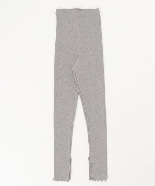 DouDou（ドゥドゥ）の「リブレギンス（レギンス/スパッツ・レディース・オフホワイト/ブラウン/キャメル/グレー/ブラック・36/38）」の7枚目の写真