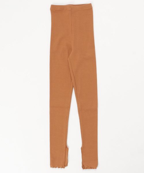 DouDou（ドゥドゥ）の「リブレギンス（レギンス/スパッツ・レディース・オフホワイト/ブラウン/キャメル/グレー/ブラック・36/38）」の6枚目の写真