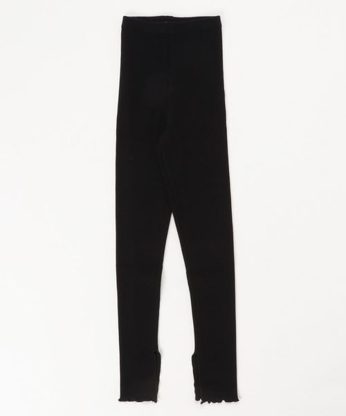 DouDou（ドゥドゥ）の「リブレギンス（レギンス/スパッツ・レディース・オフホワイト/ブラウン/キャメル/グレー/ブラック・36/38）」の3枚目の写真