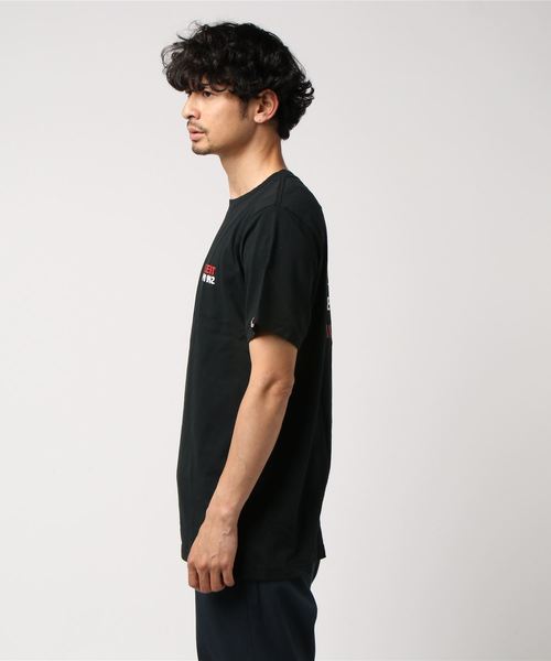 ELEMENT(エレメント)の「ELEMENT メンズ LABEL SS Tシャツ(Tシャツ/カットソー・メンズ・ホワイト/ブラック・LARGE/X-LARGE/MEDIUM)」の4枚目の写真