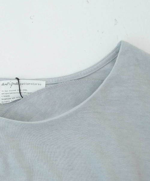 antiqua（アンティカ）の「ムラ染めTシャツ（Tシャツ/カットソー・レディース・グレー系その他/ベージュ系その他・FREE）」の3枚目の写真