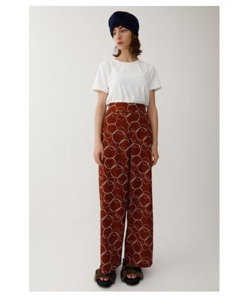 MOUSSY(マウジー)の「HOOP CHAIN WIDE PT(その他パンツ)」 - WEAR MOUSSY(マウジー)の「HOOP CHAIN WIDE PT(その他パンツ)」 - WEAR